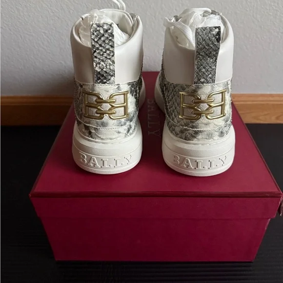 Bally Snakeskin Pattern Sneakers - Picture 4 of 4